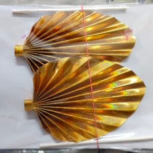 Golden Petal paper topper for cake decoration