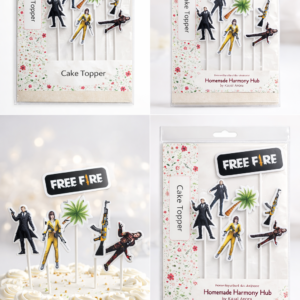 Free Fire Lover Birthday Topper