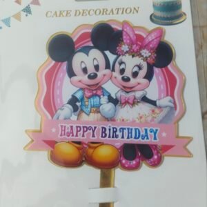 Mickey n Minnie mouse birthday topper