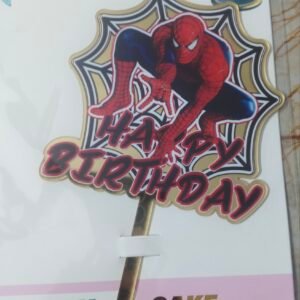 spider man birthday tags