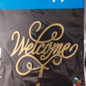 Welcome cake topper Acrylic