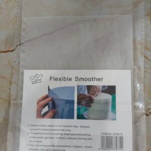 Flexible smoother for cake icing design 5 pcs set