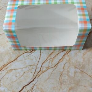 2 pcs cup cake box with cavity