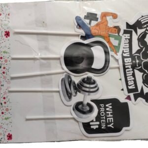 Gym theme topper for cake