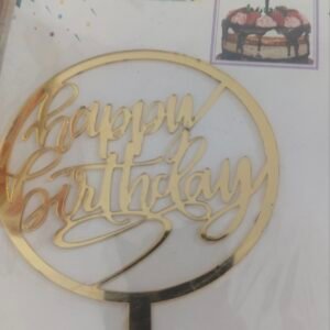 happy birthday topper
