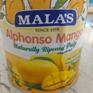 Mala'S Alphanso mango pulp